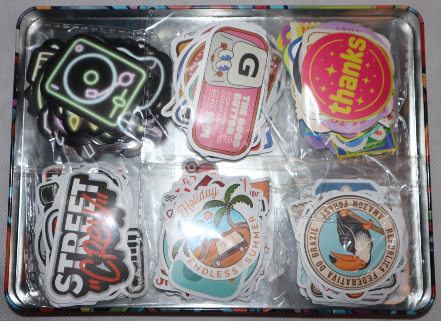 LOLSTIX STICKERS 300 PC SET PREMIUM DECAL LOT NEON CARTOON LAPTOP ANIMALS