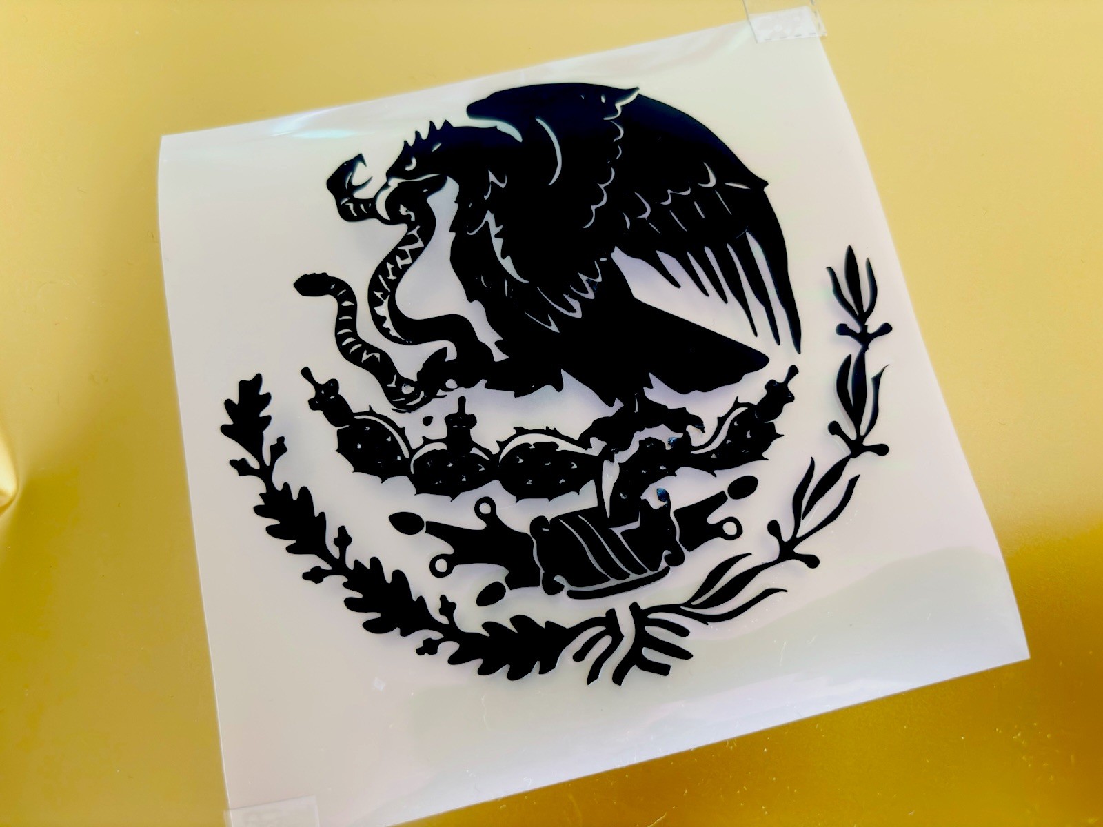 Mexico Emblem Vinyl Sticker 5”