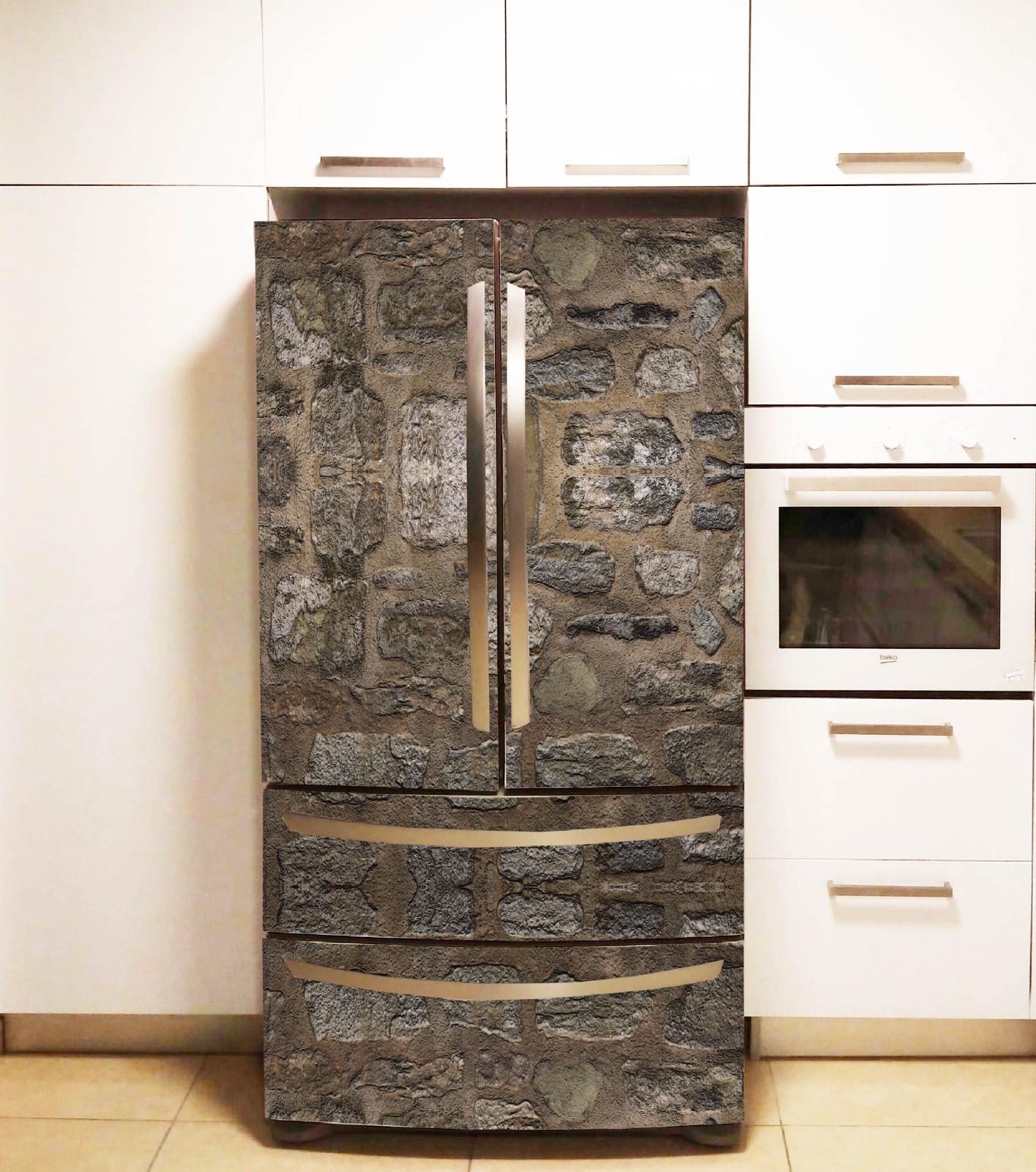 Professional Fridge Vinyl Wrap Bubble-Free Installation