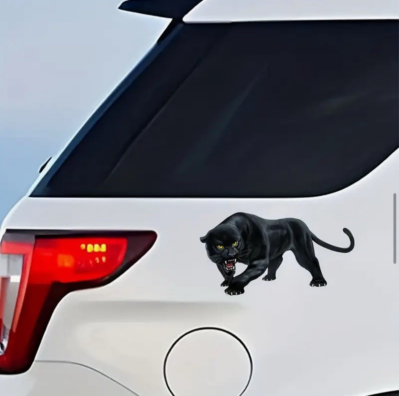 BLACK LEOPARD PANTHER 6” INCH VINYL DECAL STICKER 1PC