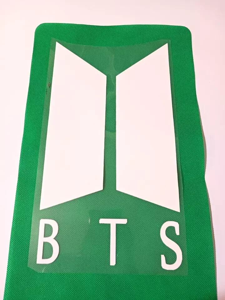 K-pop BTS Sublimations Stickers easy to Iron On T-shirt (3 Pack)