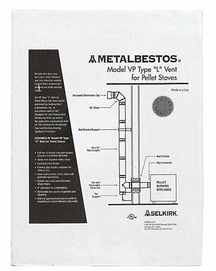 Selkirk 3 in. Dia. x 14 in. L Stainless Steel Pellet Kit