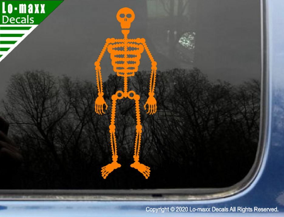 Cool Skeleton Art Original Graphic Design High Quality Die Cut Vinyl Decal