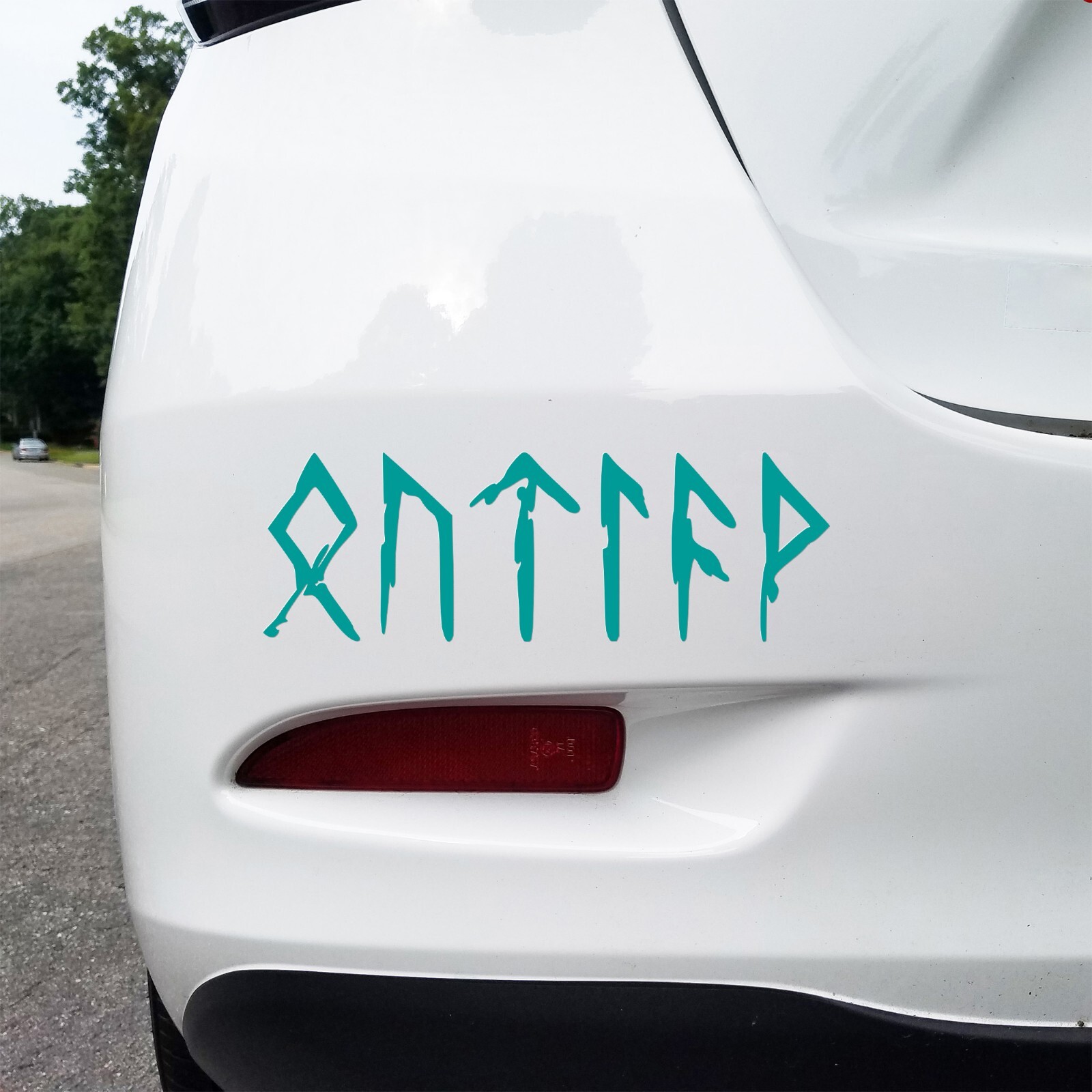 Outlaw Rune Decal V2 Elder Futhark Viking Vinyl Sticker Norse Symbol 20 Colors