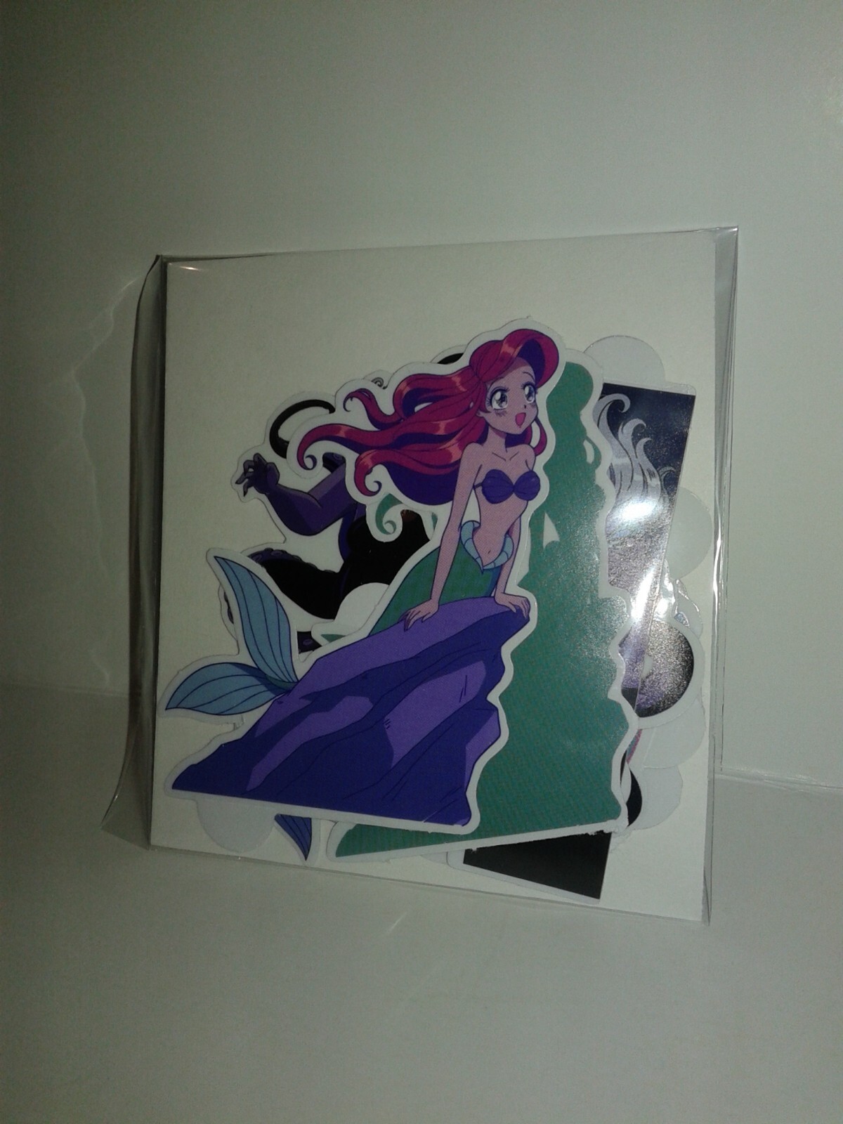 anime-style Disney Princess Ariel (Little Mermaid) mini vinyl decals lot #1