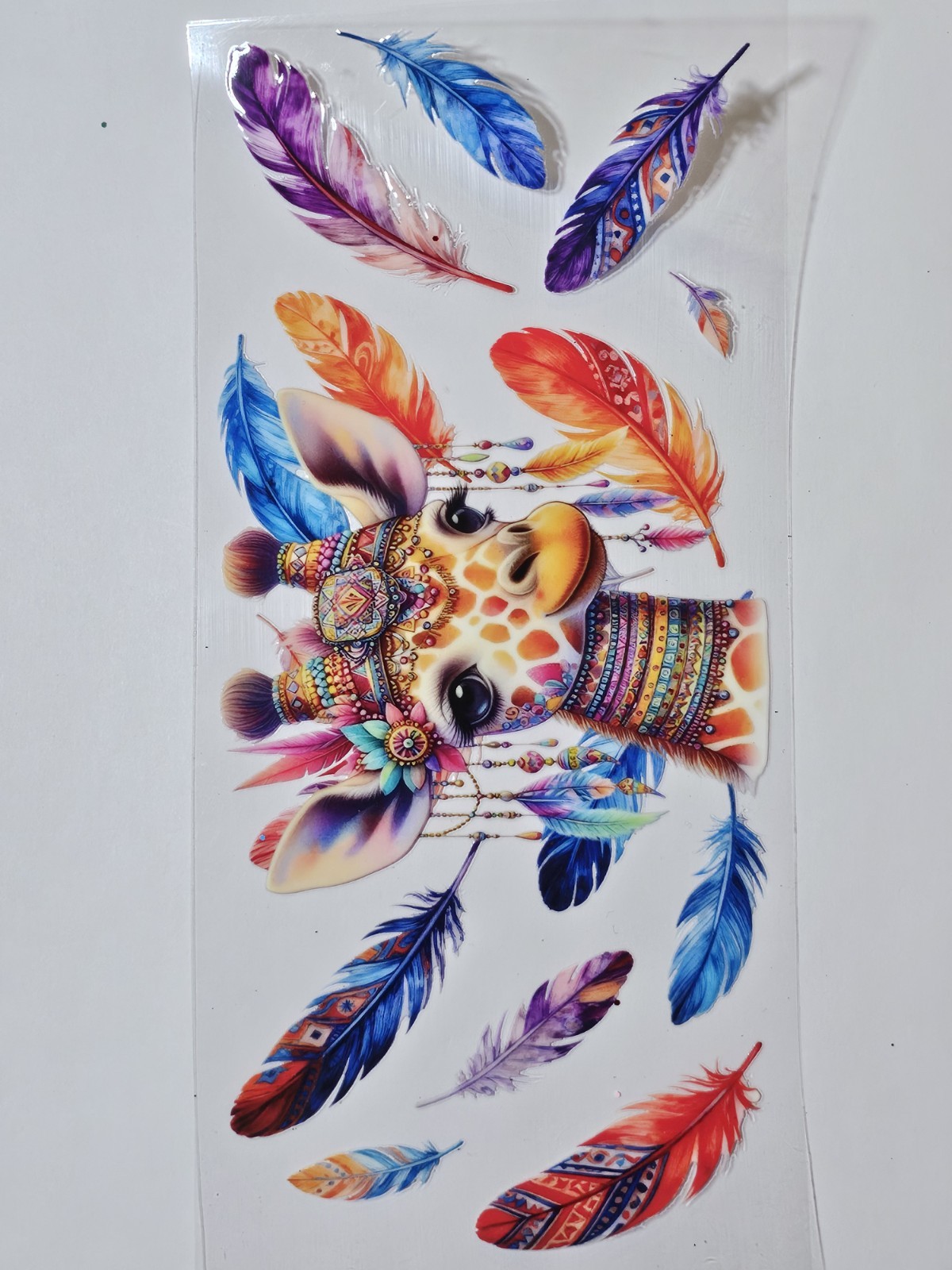Giraffe UV DTF Transfer Sticker Wrap Tumbler UVDTF BUY 10+ GET COMBINED SHIPPING