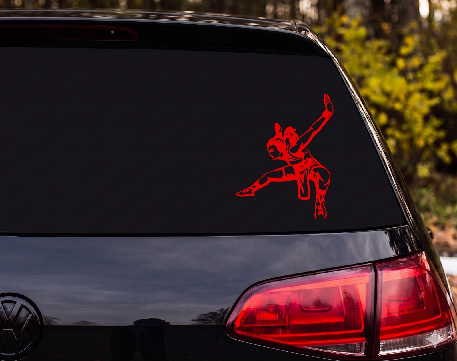 Female Wrestler Takedown Move Vinyl Decal Sticker Car Laptop | Wrestling Fan Gif