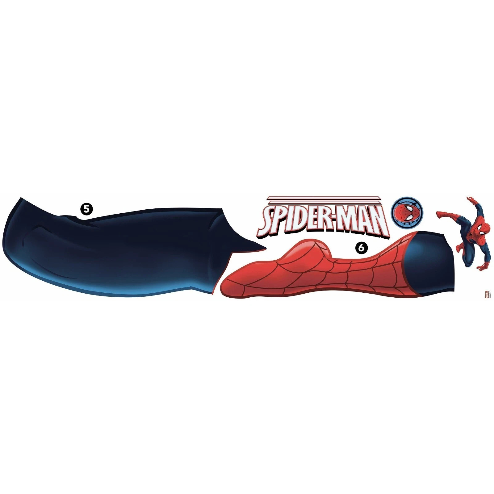 Spider Man Wall Sticker Decal DIY Art Mural Marvel Super Hero Kids Room 3D