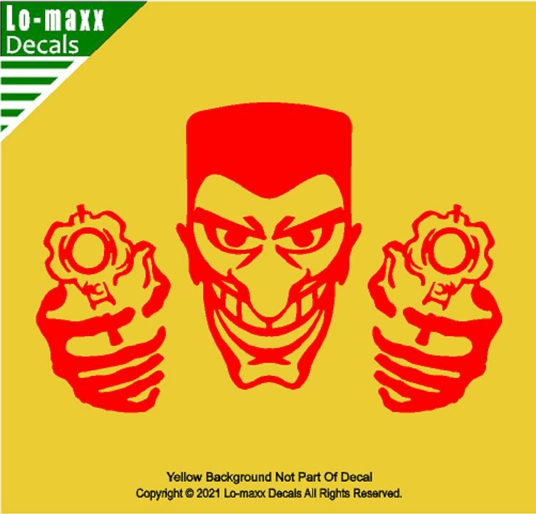 Gangster With Guns Sweet New Design Superior Quality Art Die Cut Vinyl Decal