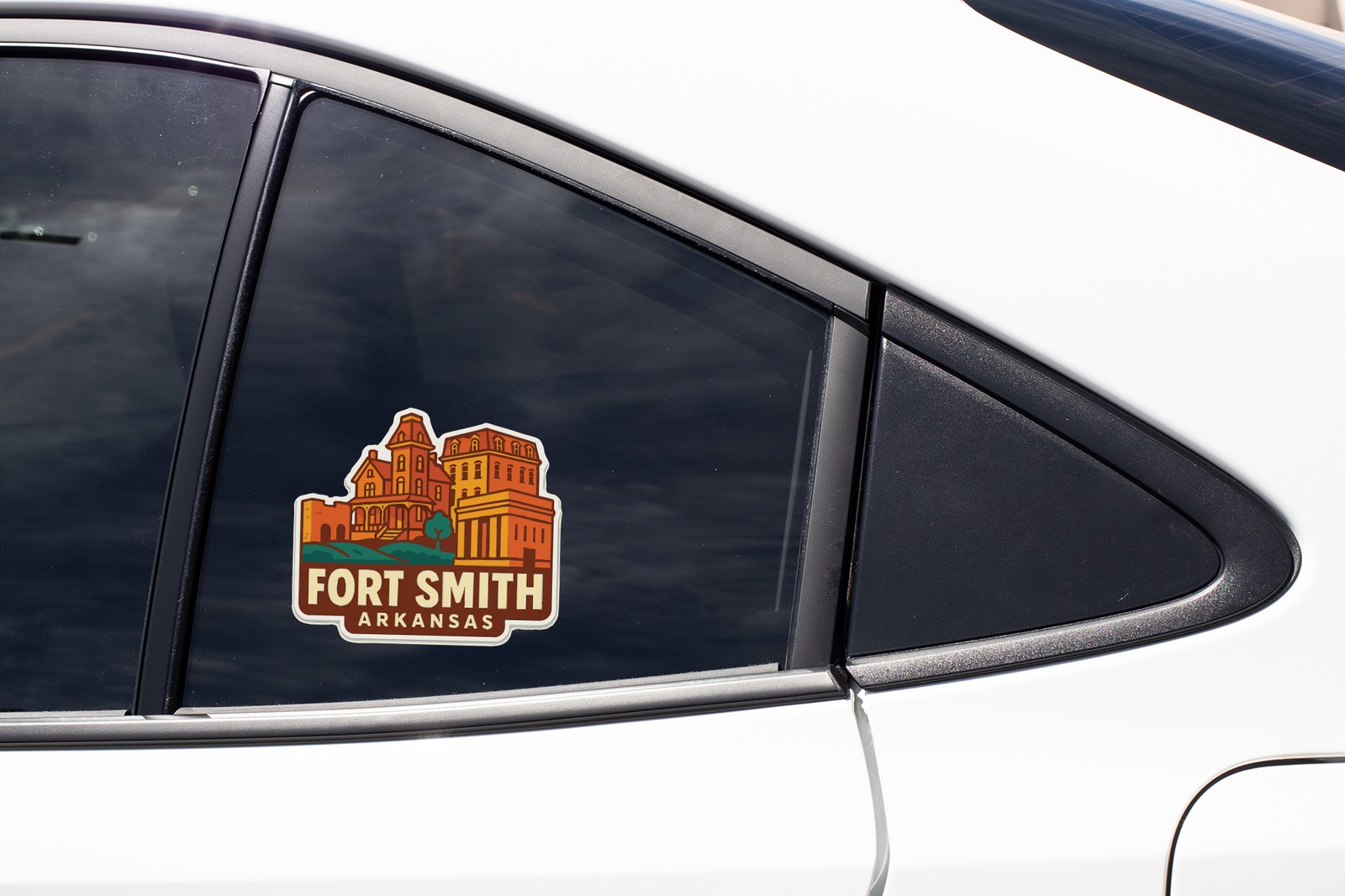 Fort Smith Arkansas Sticker Decal Vinyl Die-Cut City Skyline Landmark Design
