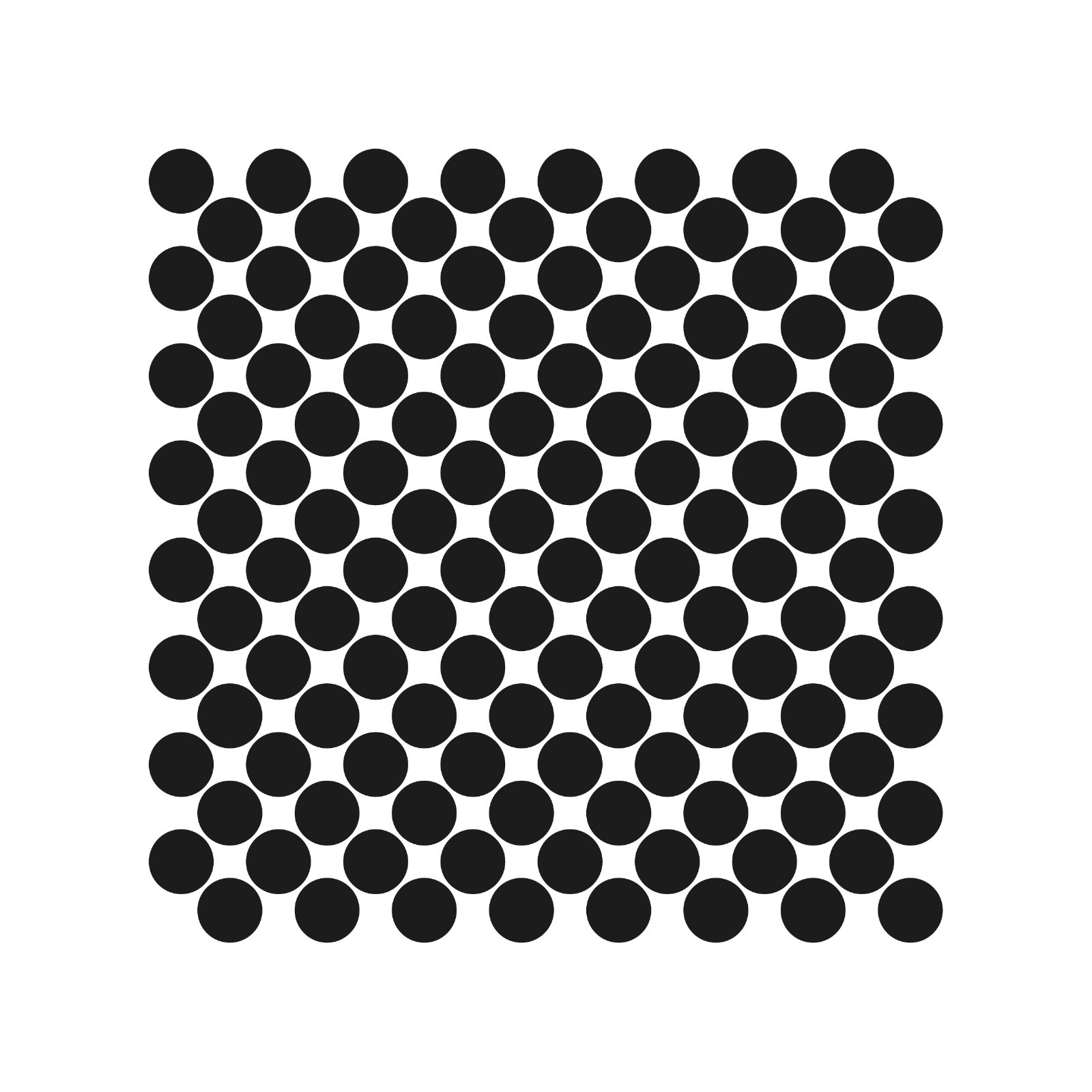 Grid of circles 128 Vinyl Decal Car Laptop cirlce Sticker