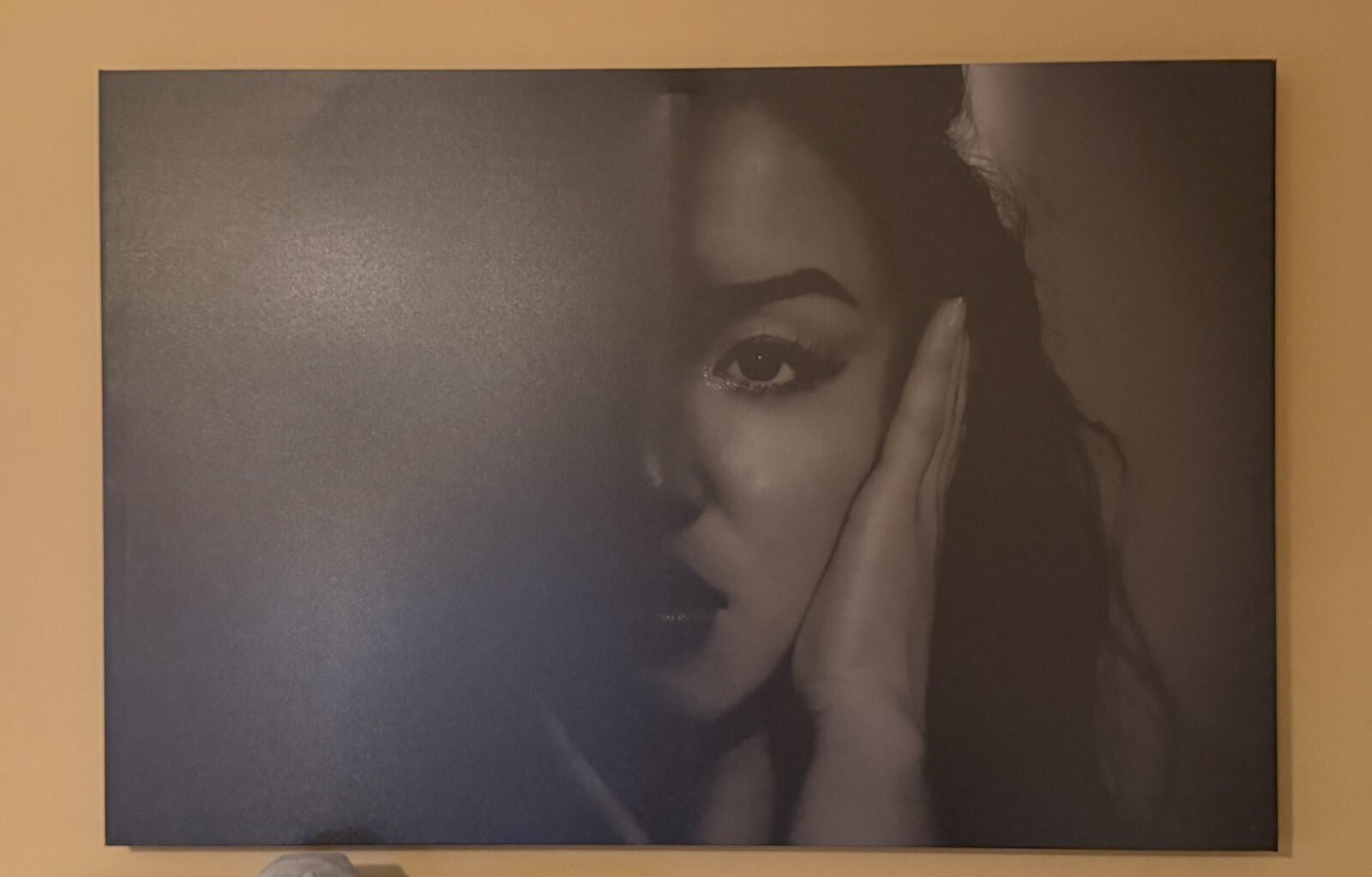 Elegance in Shadows: Moody Boudoir Art on Gallery-Wrapped Canvas