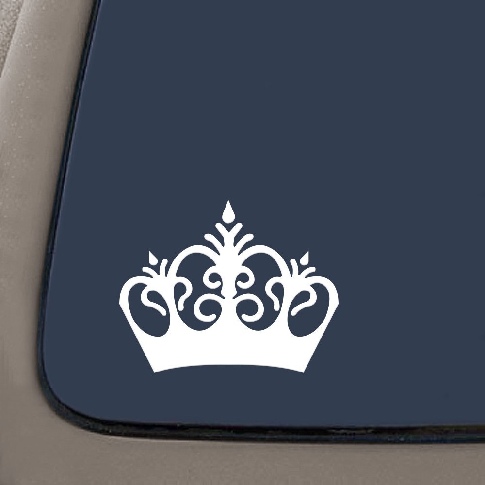 Crown Car Decal / Sticker | Premium Quality Vinyl Decal | 5.75" X 4.5"