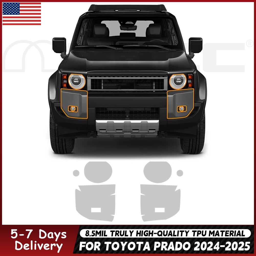 For Toyota Land Cruiser LC250 2024-UP Paint Protection Film TPU PPF Pre-Cut Kit