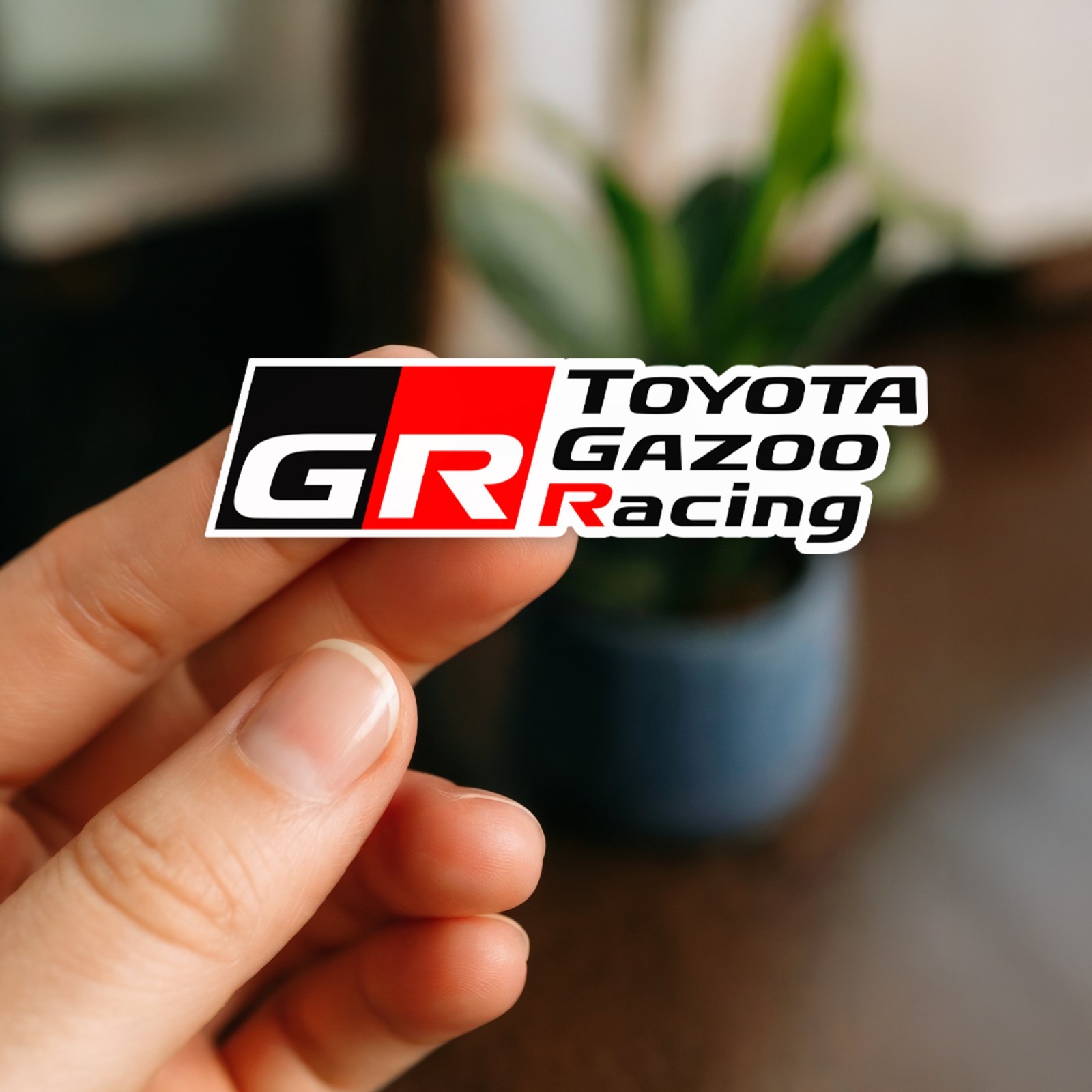 GR Toyota Gazoo Racing Fun Sticker Die Cut Waterproof Vinyl Decal Smooth Surface