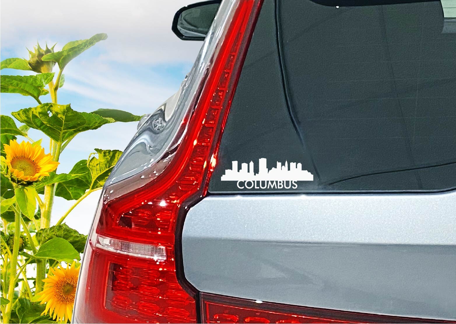 Columbus Ohio Decal Sticker OH Skyline Skyscapes City View Building USA Urban
