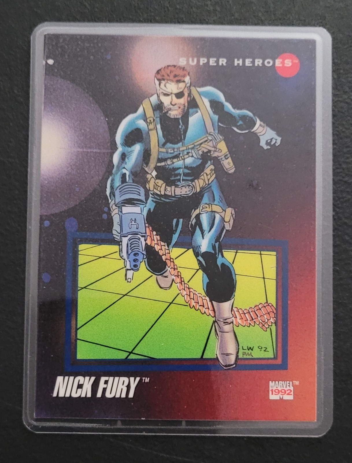 Impel Marvel Universe Superheroes Fridge/Locker/Cabinet Laminated Magnet 1990's