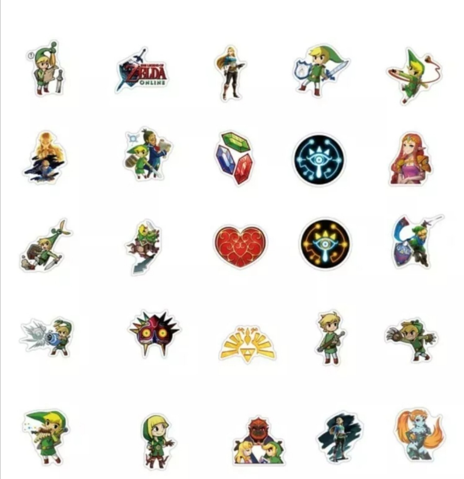10 PCS The Legend Of Zelda Video Game Stickers BRAND NEW