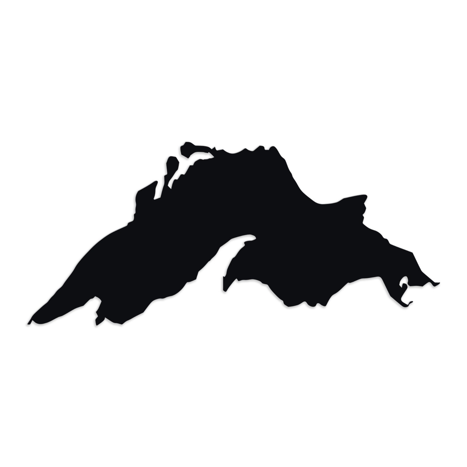 Lake Superior Vinyl Decal Sticker – Great Lakes Outline Map Car Window Boat Art