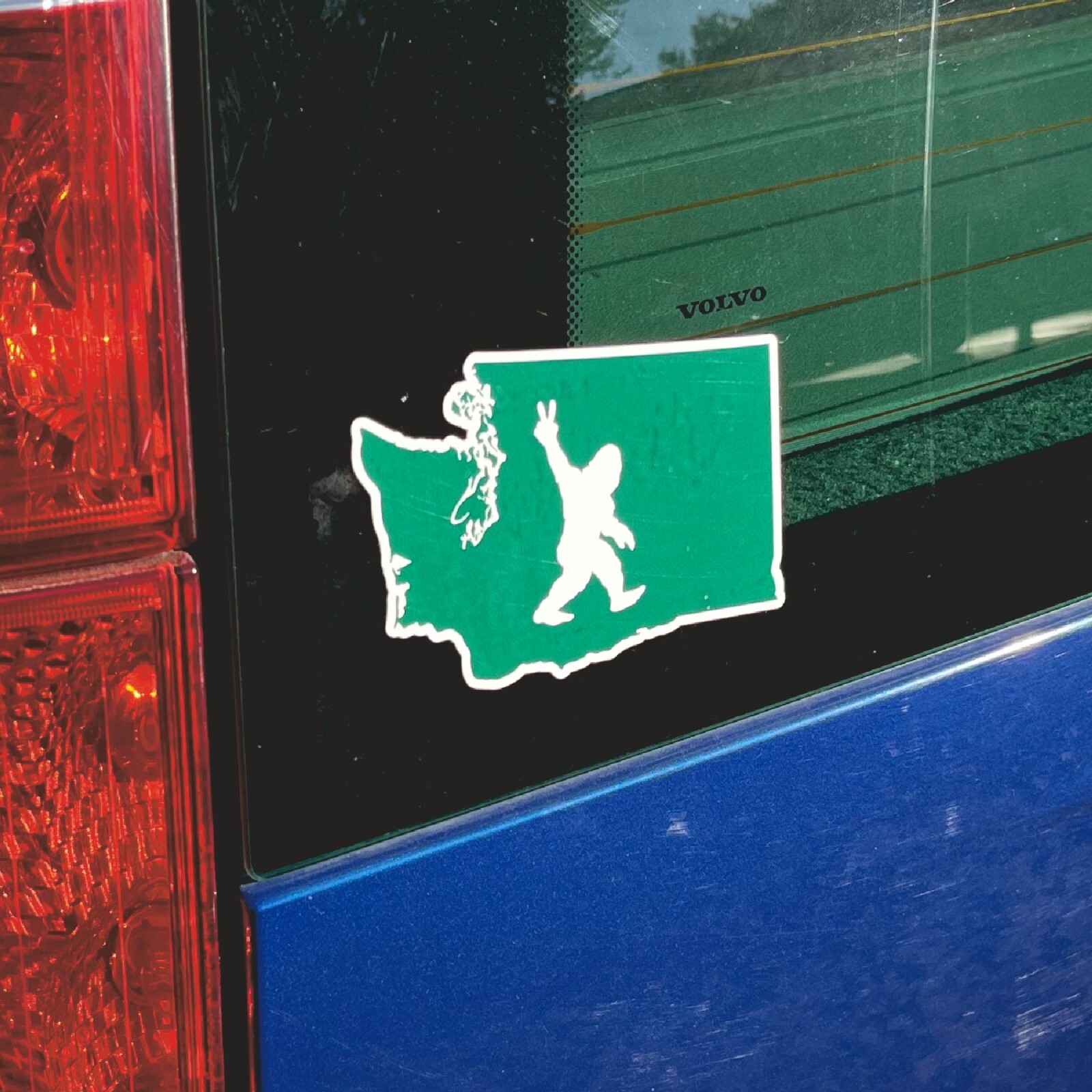 Sasquatch aka Bigfoot or Yeti 7-PACK High Quality Laminated Stickers Washington