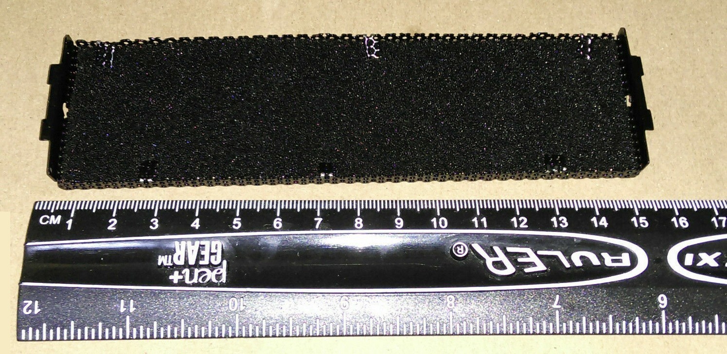 Black Front Panel to Cover Desktop Tower PC Empty 5.25" DVD/CD ROM Drive Bay