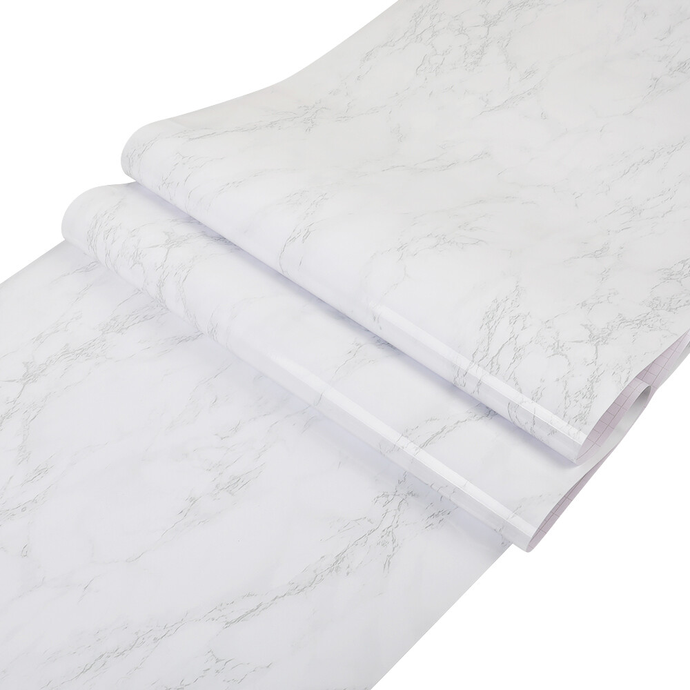 24"x197" Marble Contact Paper Self Adhesive Peel and Stick Countertop Wallpaper