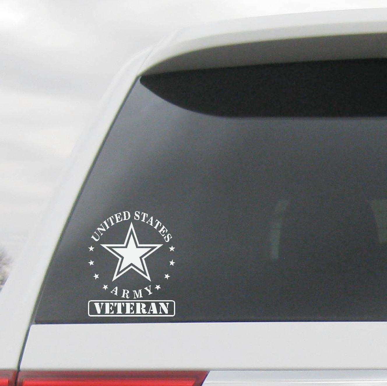 US Army Veteran Decal Military Star Car Truck Window Wall Boat United Stated