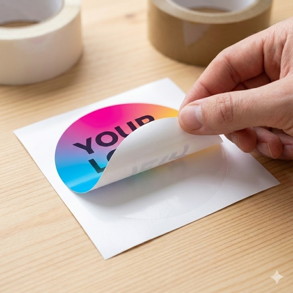 Custom Business Logo Stickers | Full Color Vinyl Waterproof 2"-20"