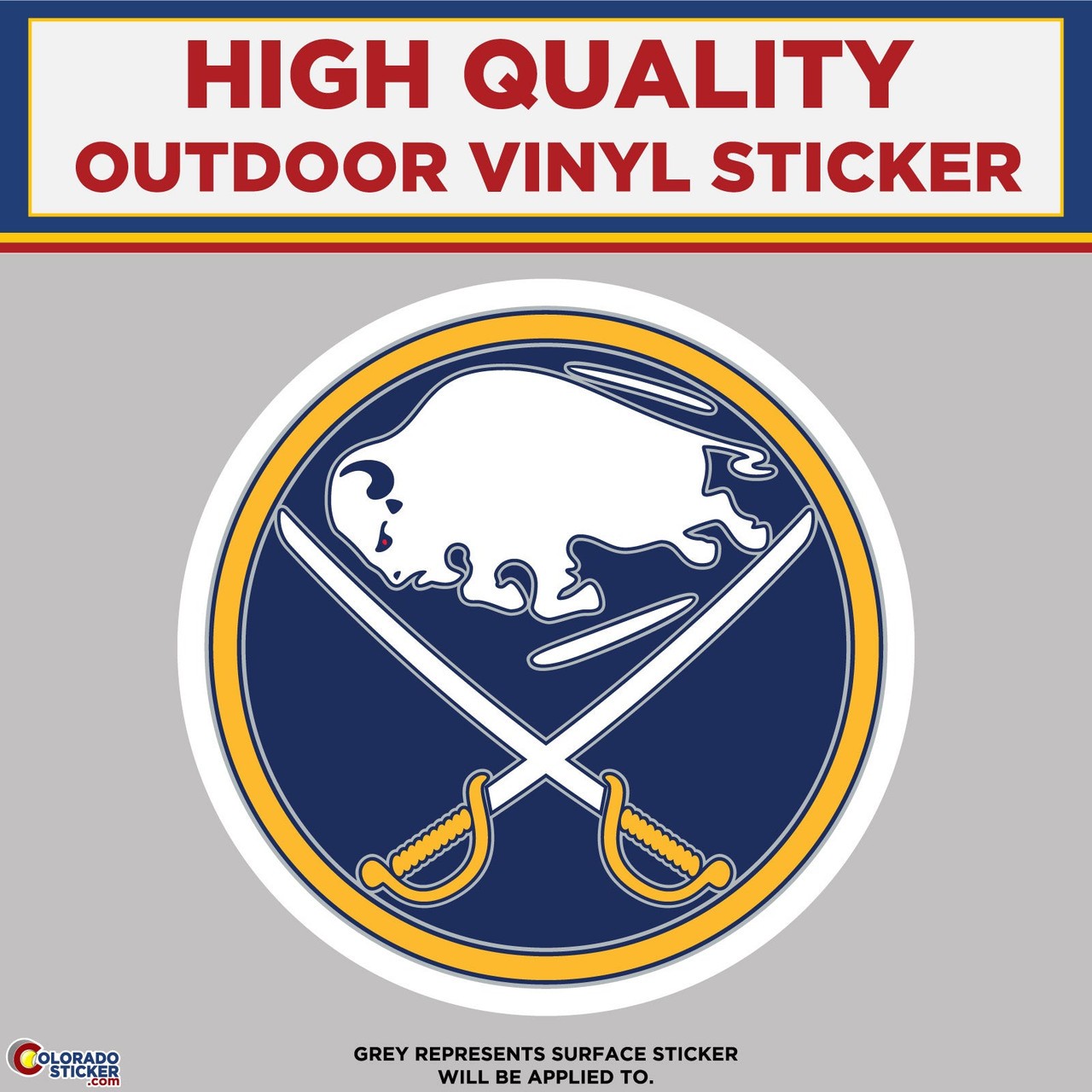 Sabres, High Quality Vinyl Stickers