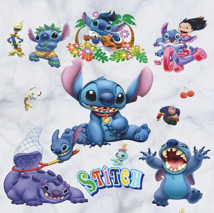 NEW Lilo & Stitch Removable Wall Stickers Decal Kids Nursing Room Home Decor USA