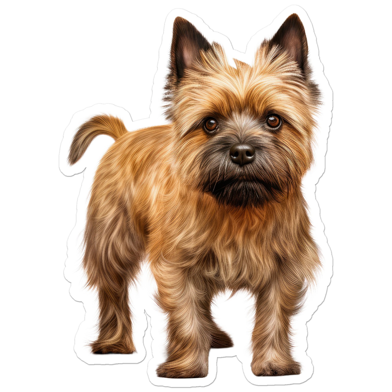 Cairn Terrier Dog – Vinyl Decal Sticker – Car Window Laptop – ebn12144