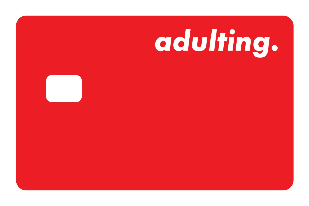Adulting Funny Quote Novelty Card Skin 4 Pack Relatable Humor Millennial Decal