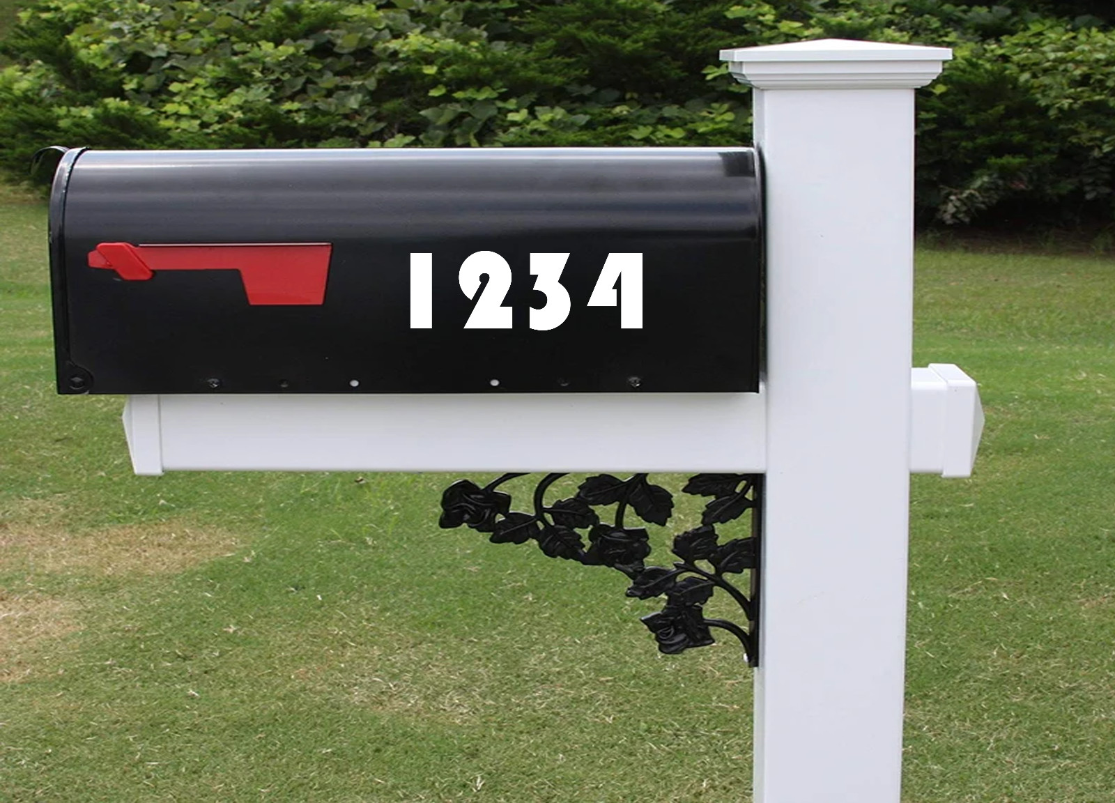 Bauhaus Vinyl Street Address Mailbox Number Decal Stickers