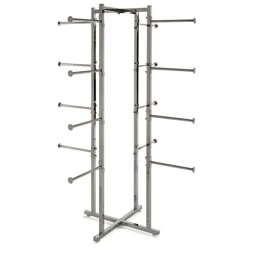Econoco K35 Folding Lingerie Tower Square Tubing W/Round Tubing Arms