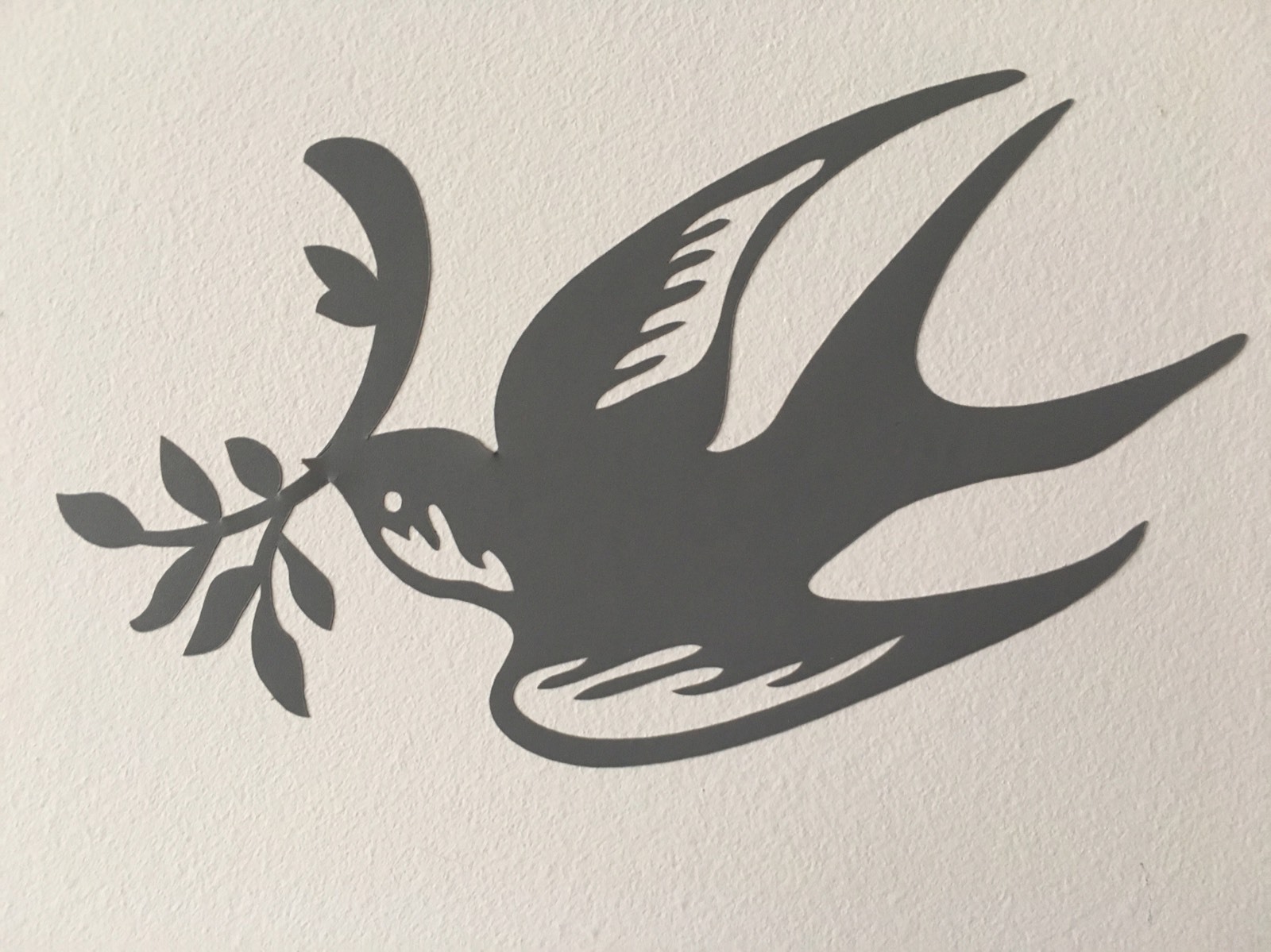 Flying Bird Glass Window Conservatory Safety , Wall Vinyl Sticker Decal X 3