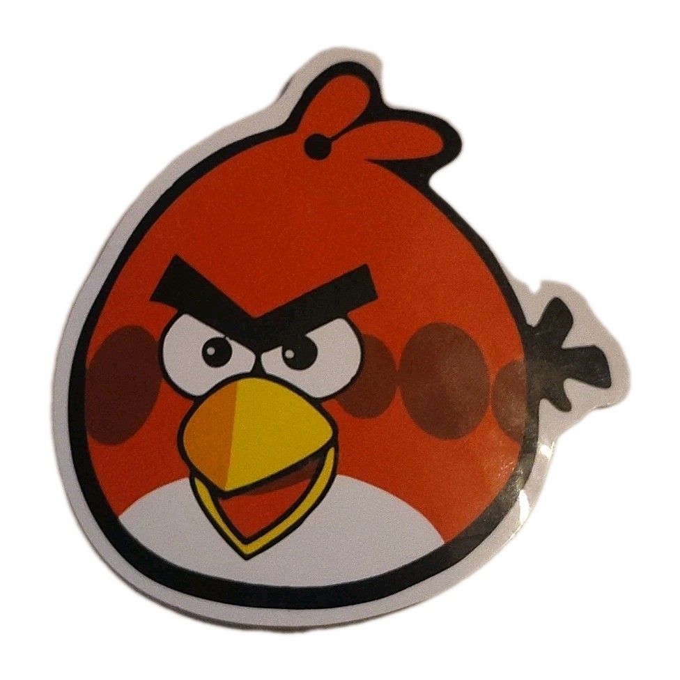 Angry Birds Red Funny Comic Skateboard Laptop Decal Sticker 2.75