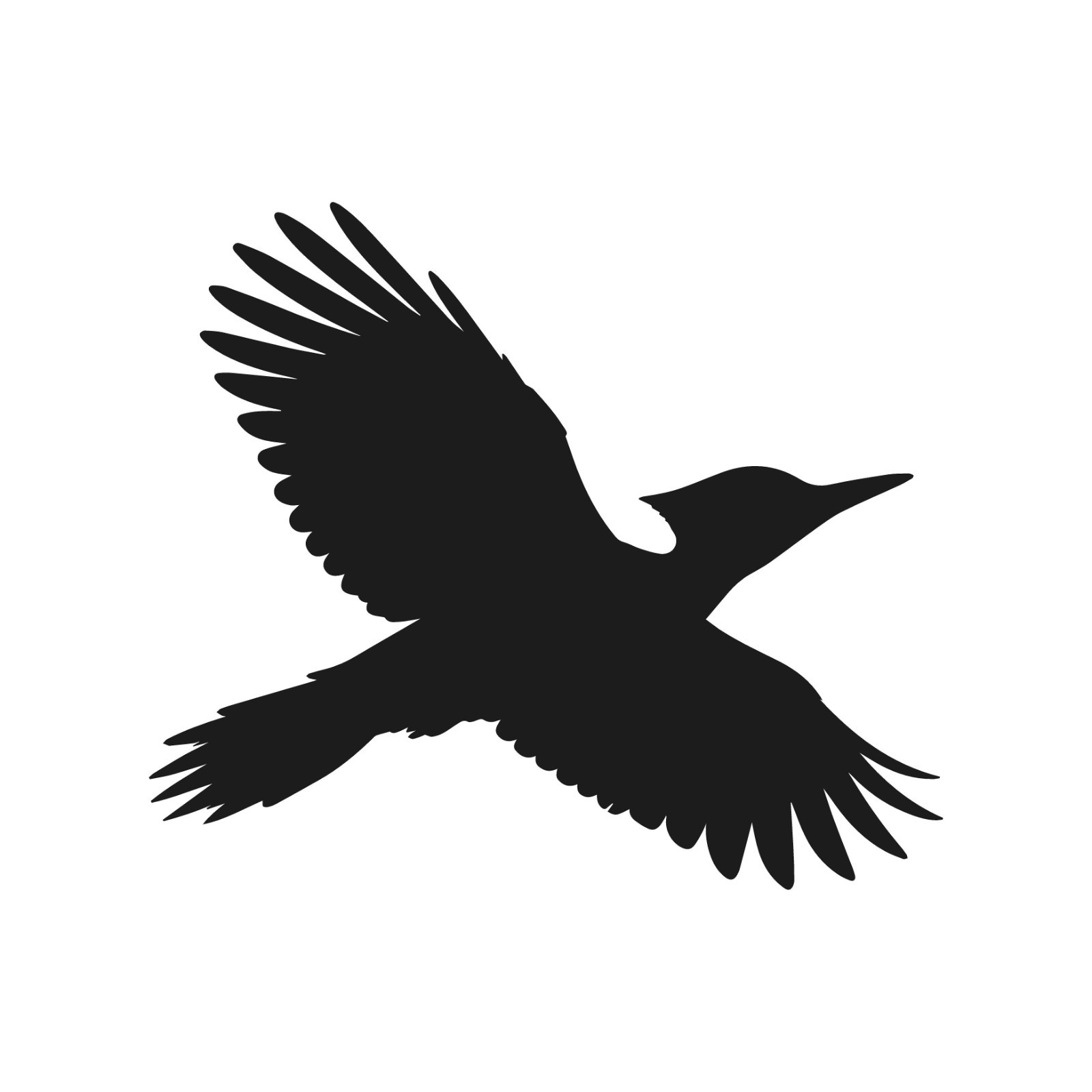 Woodpecker Flying Wildlife Bird Vinyl Decal Window Wild birds life Sticker