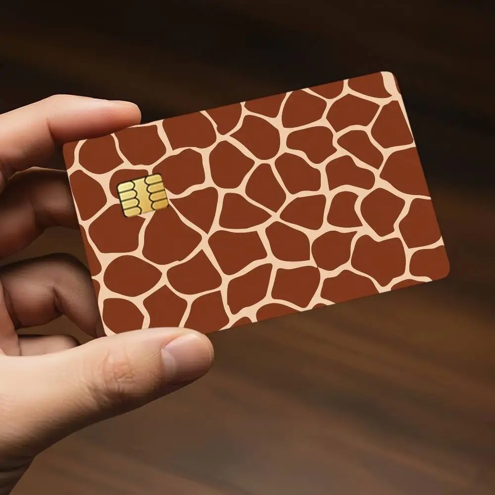 Cute Credit card Skin Animal texture | Debit card skins | Custom bank Sticker