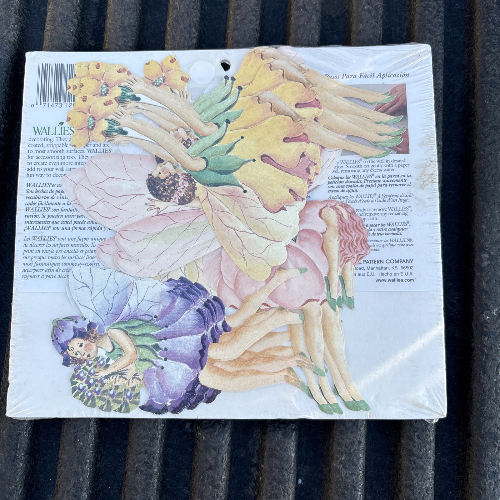 Wallies Wallpaper Cutouts #12093 PrePasted 25 FAIRIES Washable New NIP flowers
