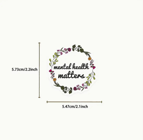 50-pc Suicide Awareness Mental Health Stickers New
