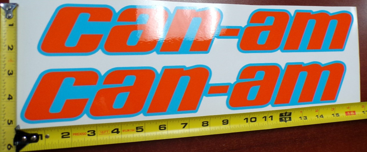 CAN-AM MAVERICK X3 R GRAPHIC DECAL STICKER USA MADE BLUE ORANGE SOLID THICK