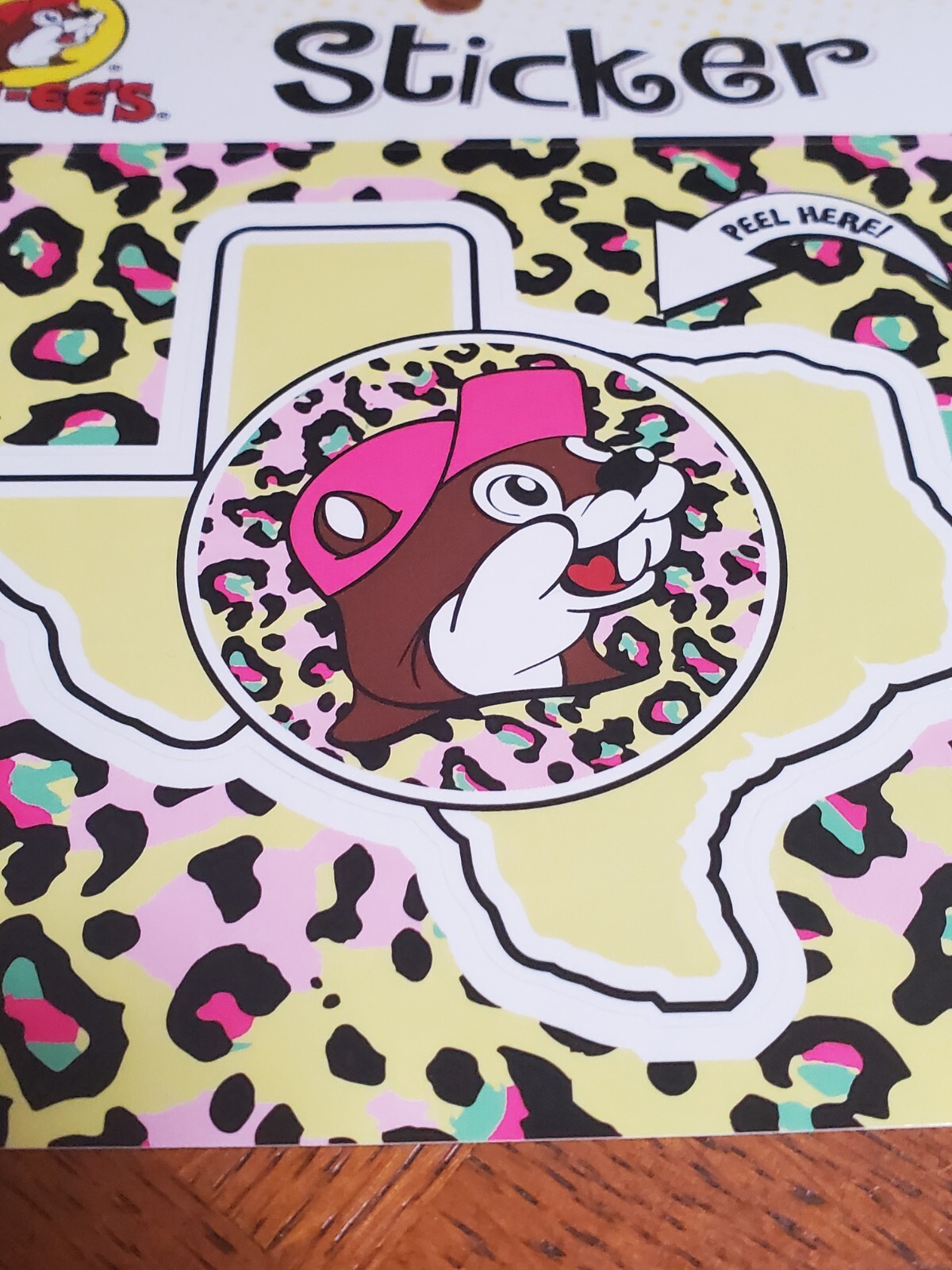Bucees Sticker Decal Texas 5 X 4