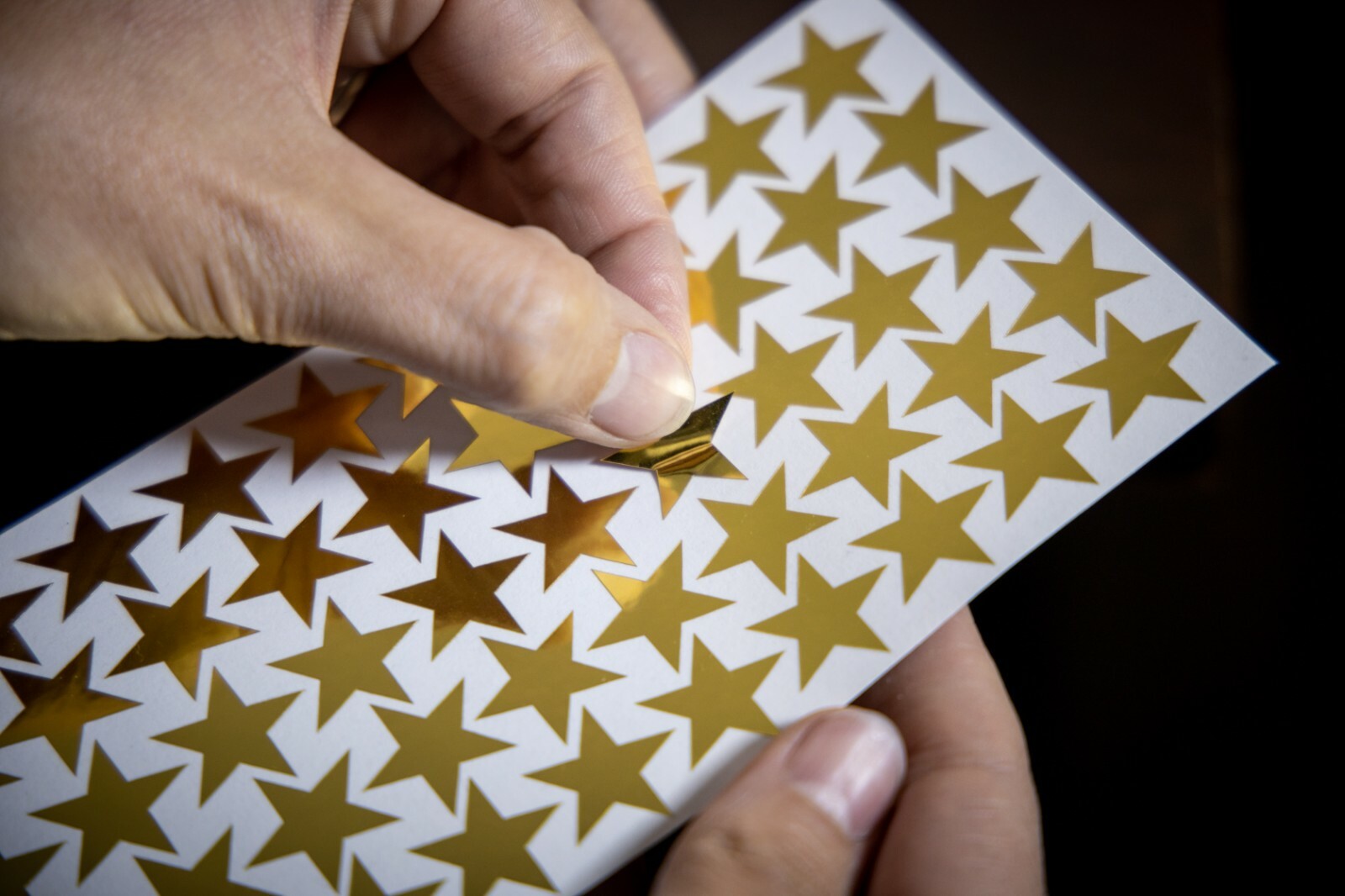Star stickers! Pick your size and color! Permanent outdoor glossy vinyl decals.