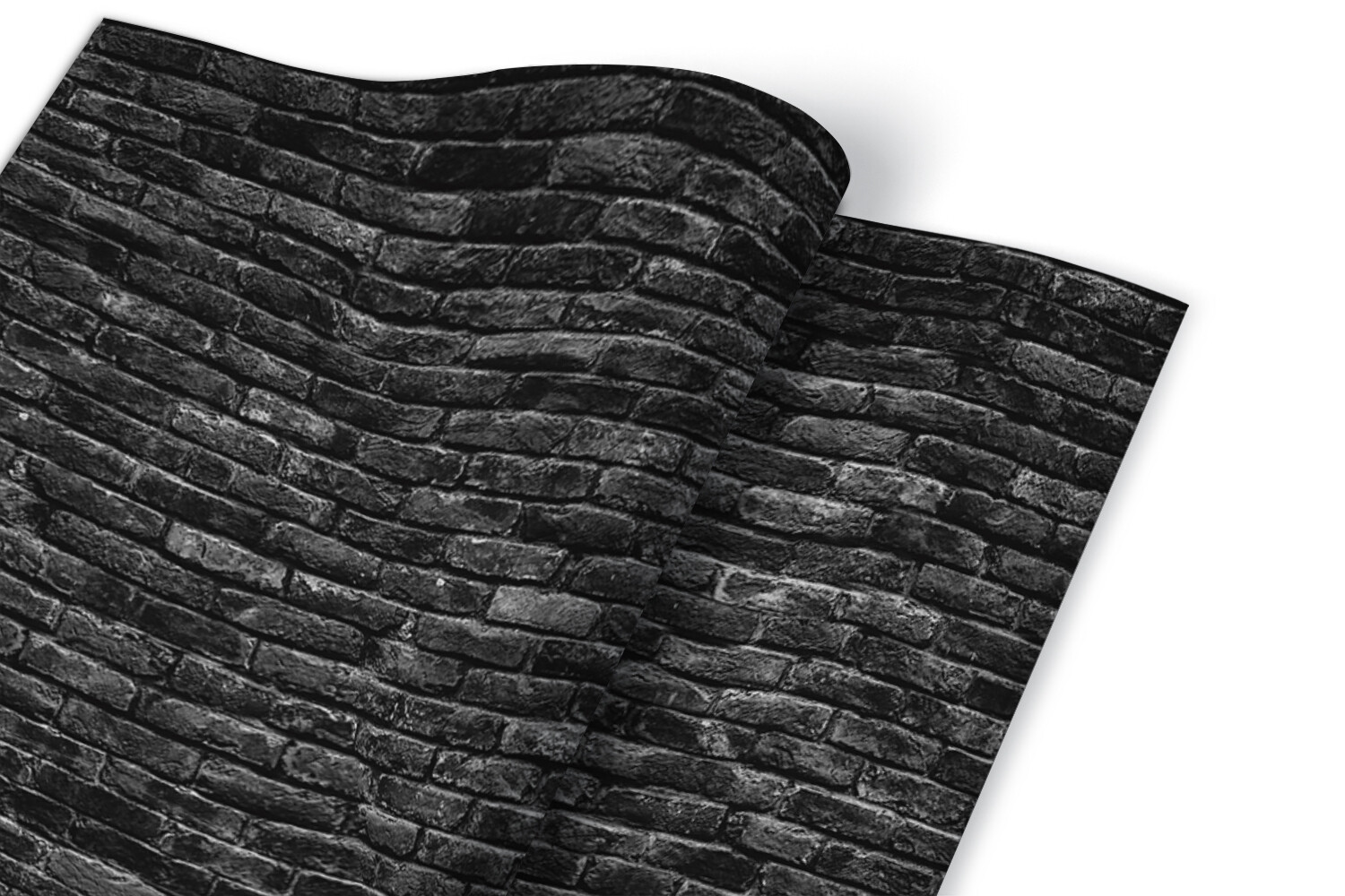 Sticky Back Plastic Self Adhesive Film Wrap Sticker Black bricks 100×50