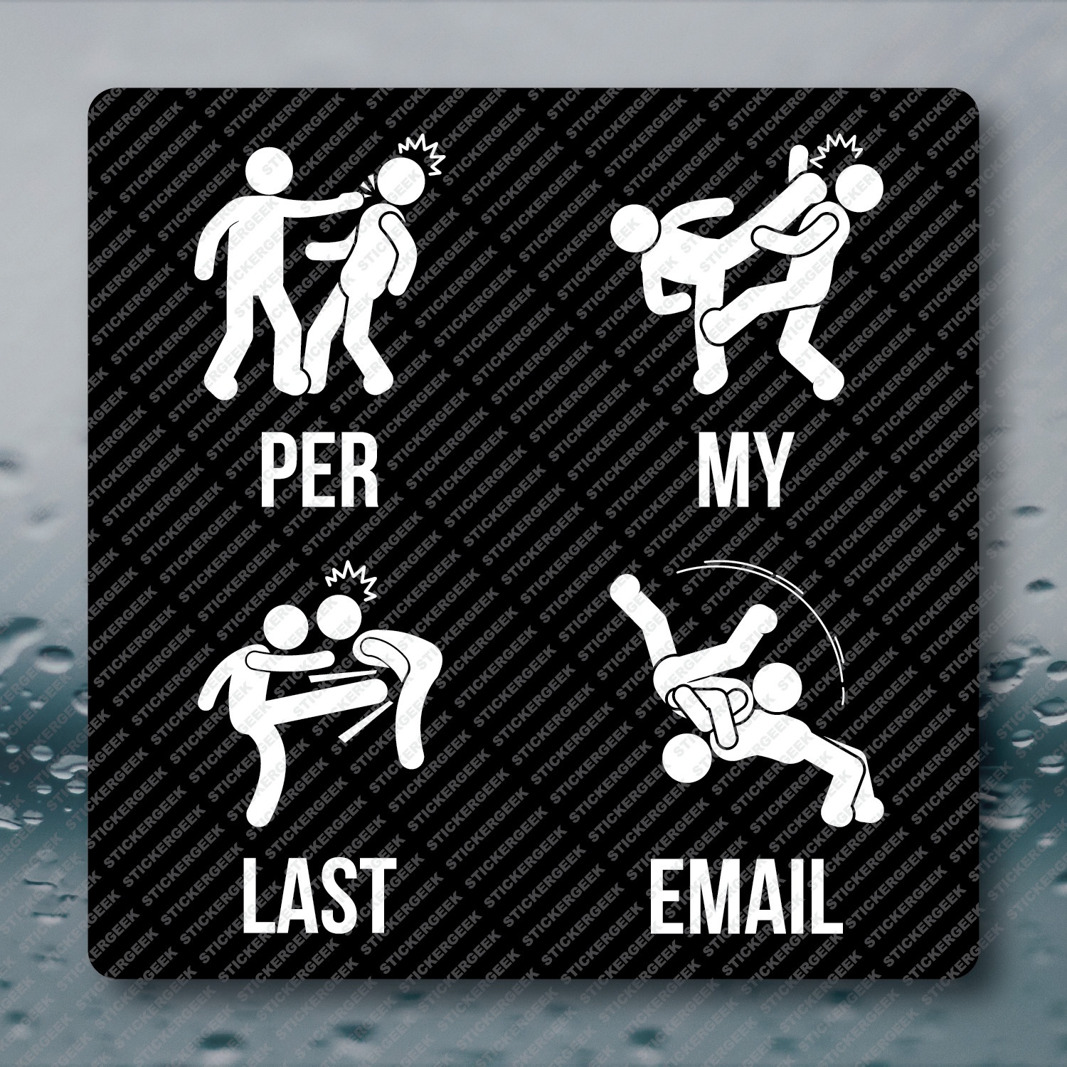 Per My Last Email Office Humor Funny Joke Prank Gag Gift Meme Vinyl Sticker 2IN