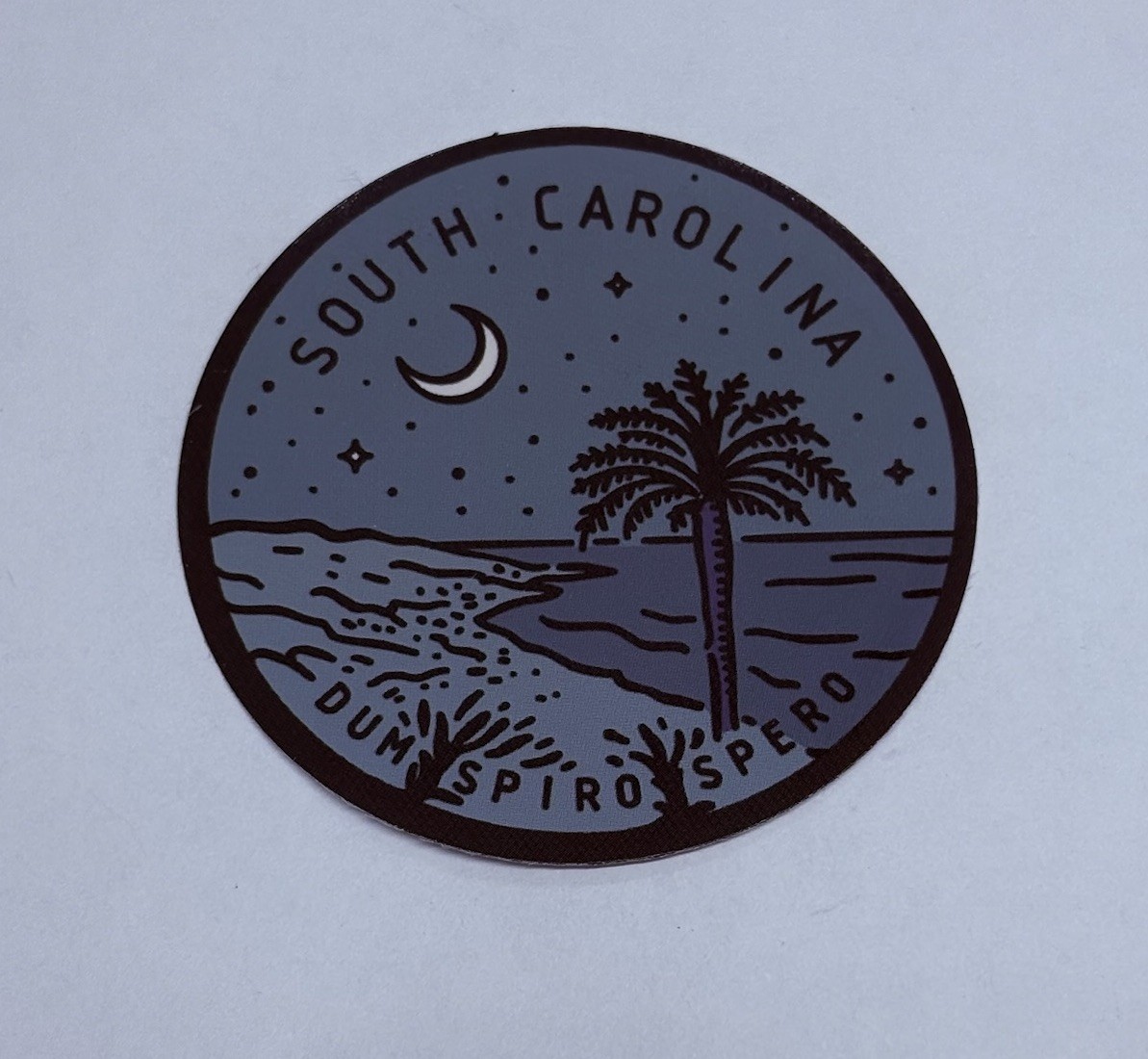 South Carolina State Sticker Beach Decal Vinyl USA Travel Souvenirs Journal Tc6