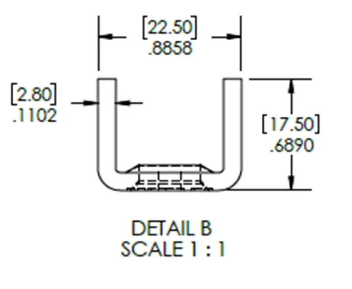 72" Heavy Mounted Standards 1" Slots 2" Imperial Satin Zinc SS30/72 (Pack Of 10)