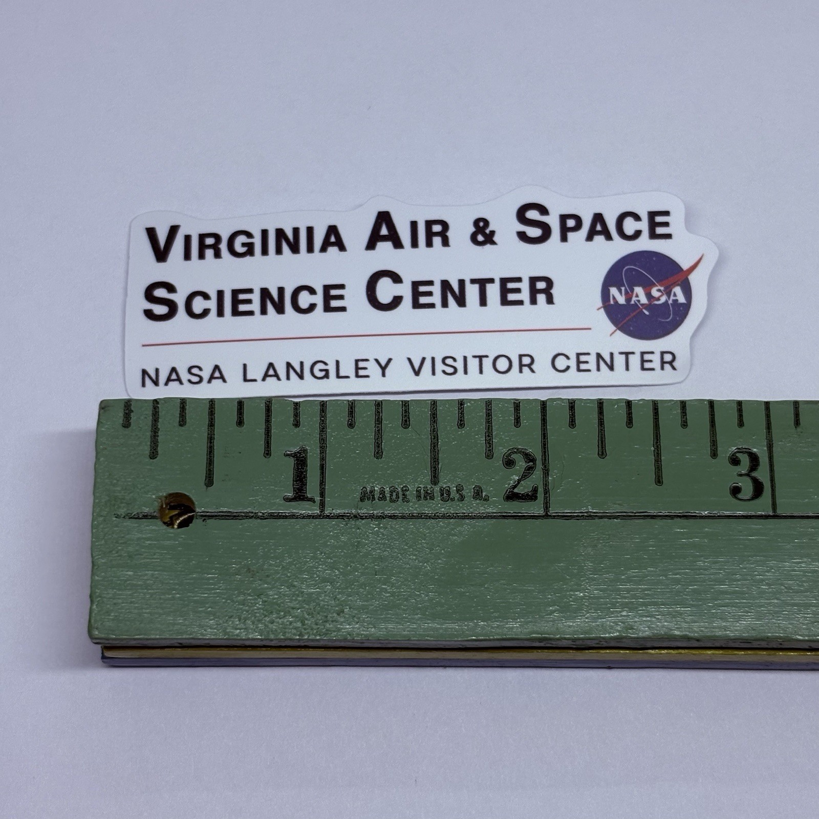 NASA Langley Visitor Center Sticker Vinyl Decal Moon Space Art Decor Novelty Tc9
