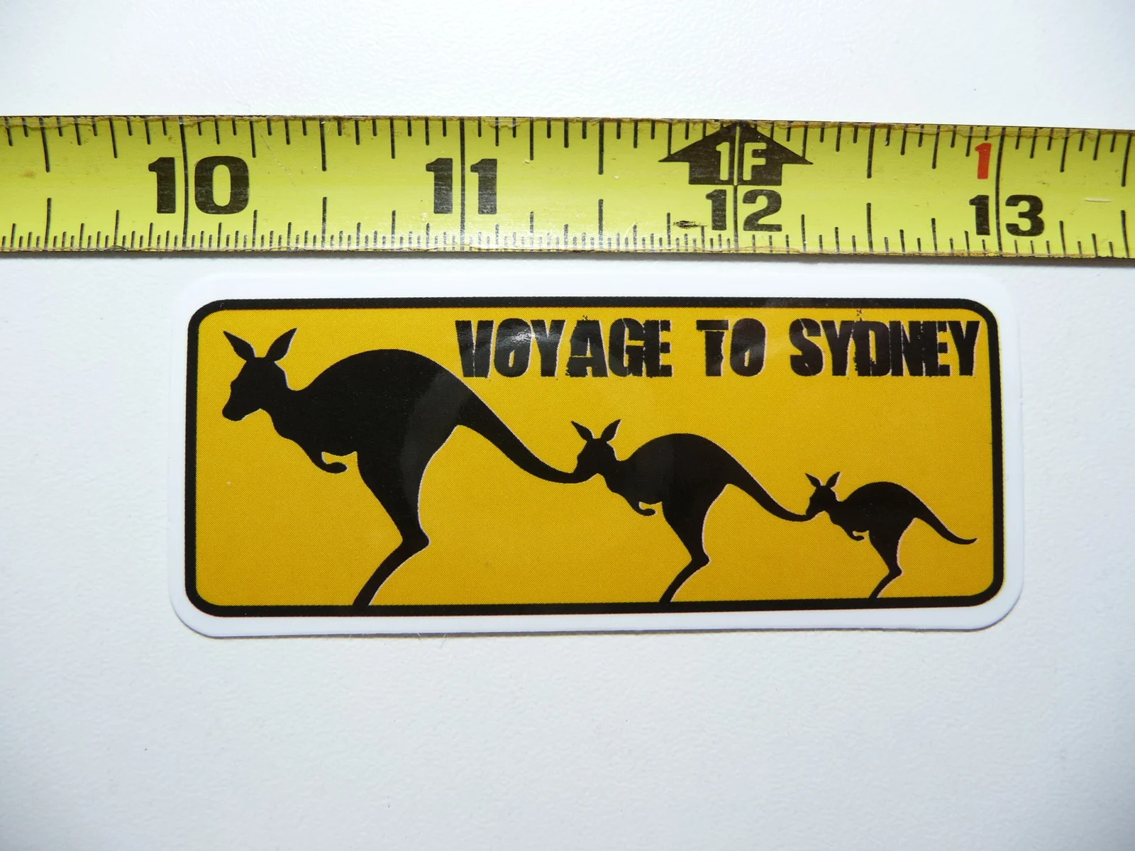 KANGAROO FAMILY SYDNEY AUSTRALIA SMALL STICKER DECAL TRAVEL VACATION ON HOLIDAY