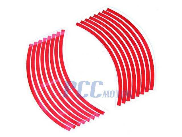8.5" Car Bike Motorcycle Rim Stripe Wheel Tape Decal Sticker V DE57